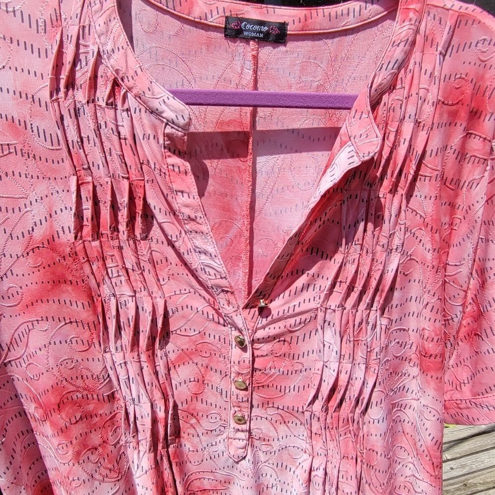 Pink and Gray Tunic - Picture 4 of 10